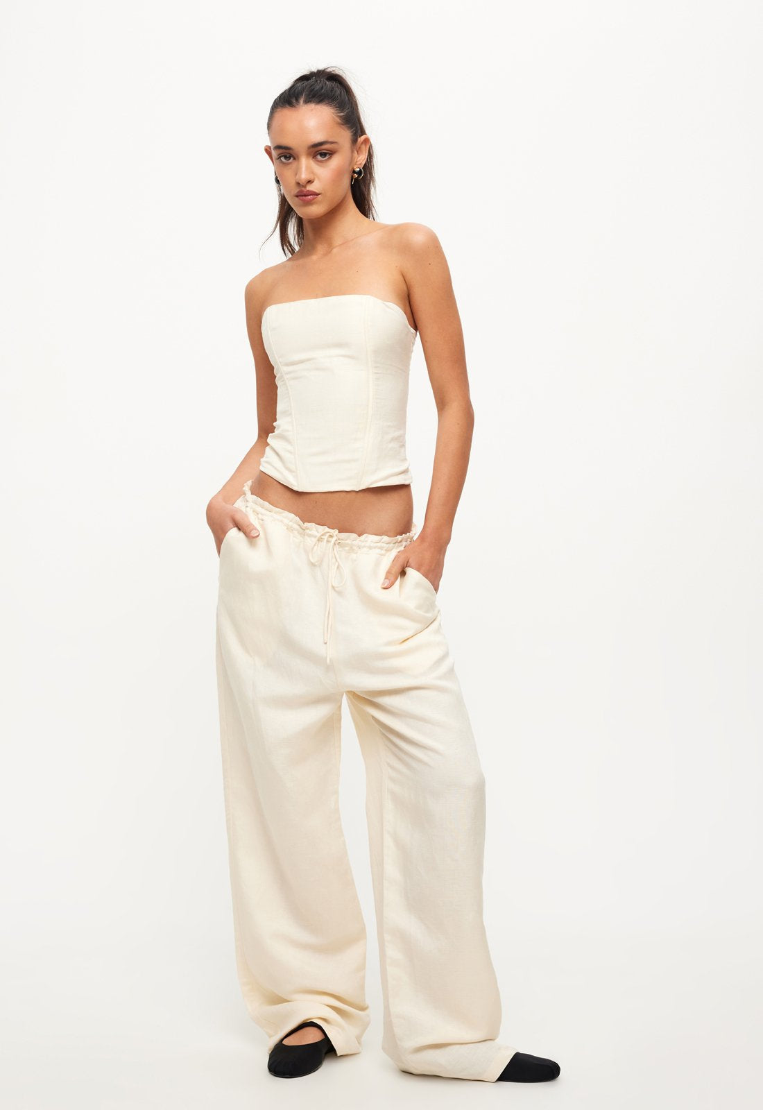 LA PALMA PANT - OFF WHITE