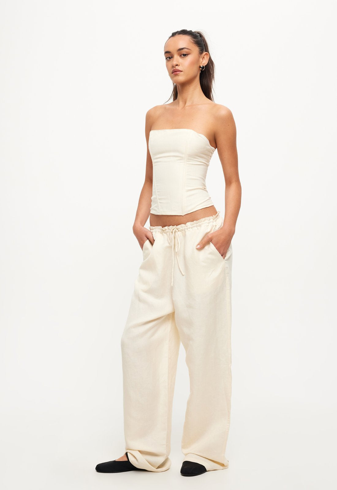 LA PALMA PANT - OFF WHITE