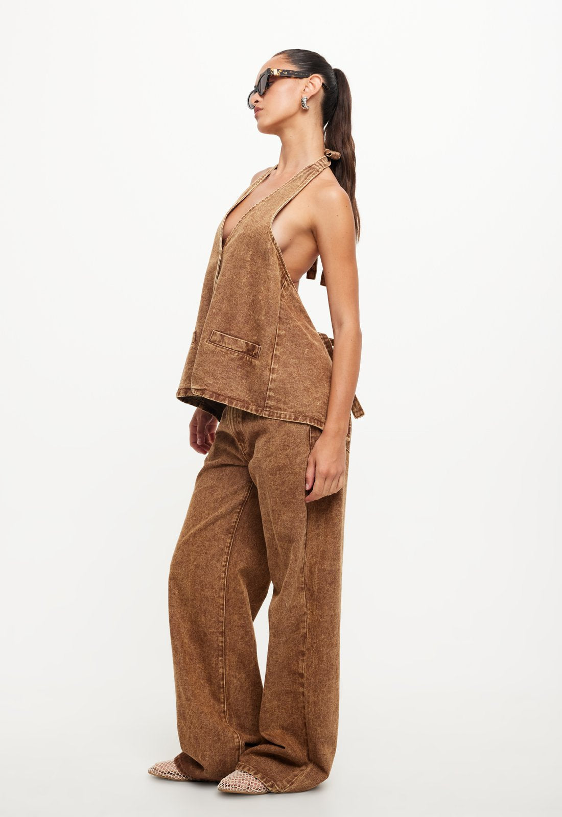 HILLS HALTER - STONEWASH