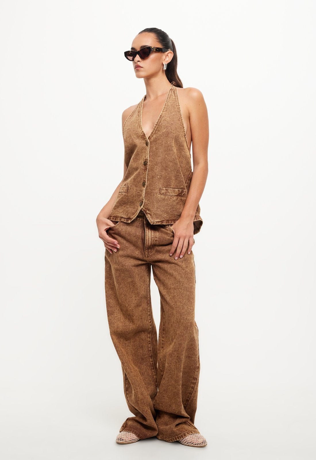 HILLS HALTER - STONEWASH