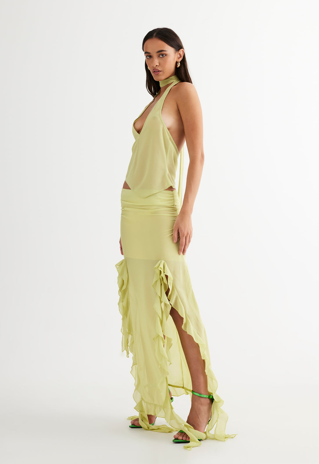 RENDEZVOUS SKIRT - LIME