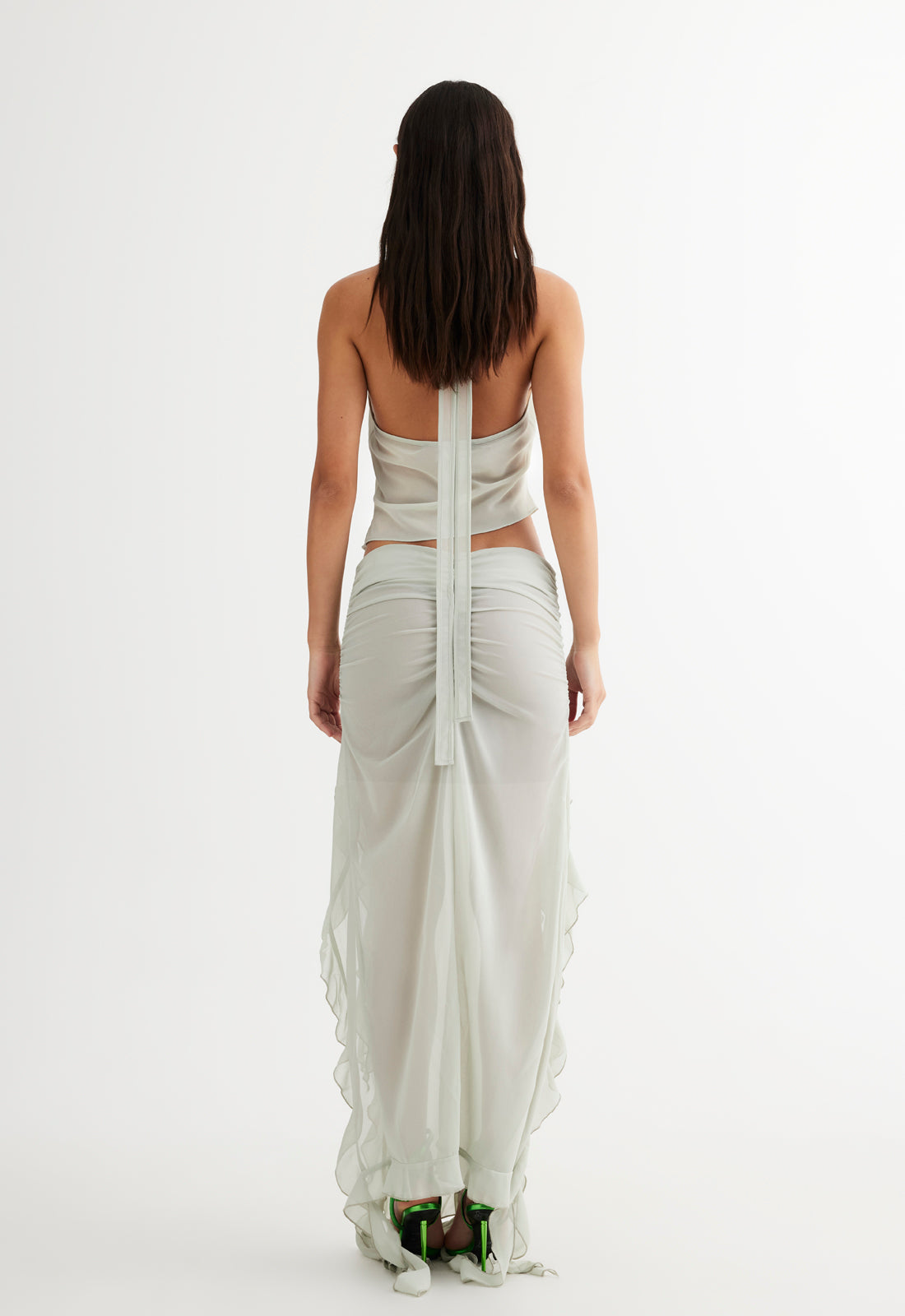 RENDEZVOUS HALTER TOP - SAGE