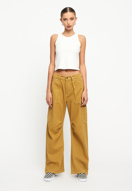 MIAMI VICE PANT - MUSTARD