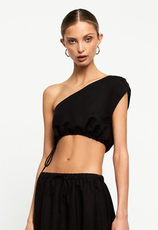 ALEXANDRIA CROP - BLACK