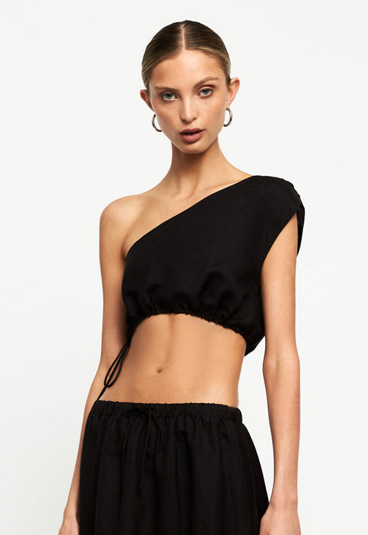 ALEXANDRIA CROP - BLACK