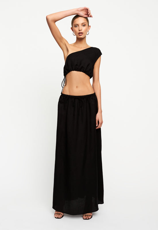 ALEXANDRIA CROP - BLACK