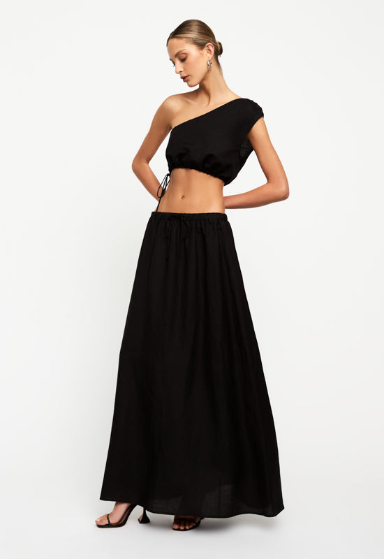 ALEXANDRIA CROP - BLACK