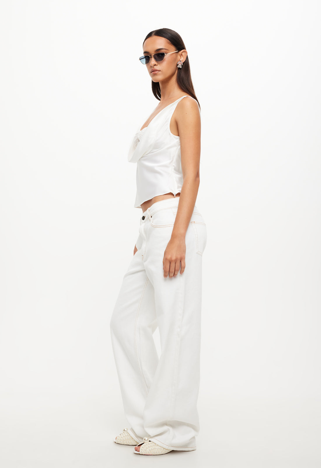 DELILAH TOP - PORCELAIN