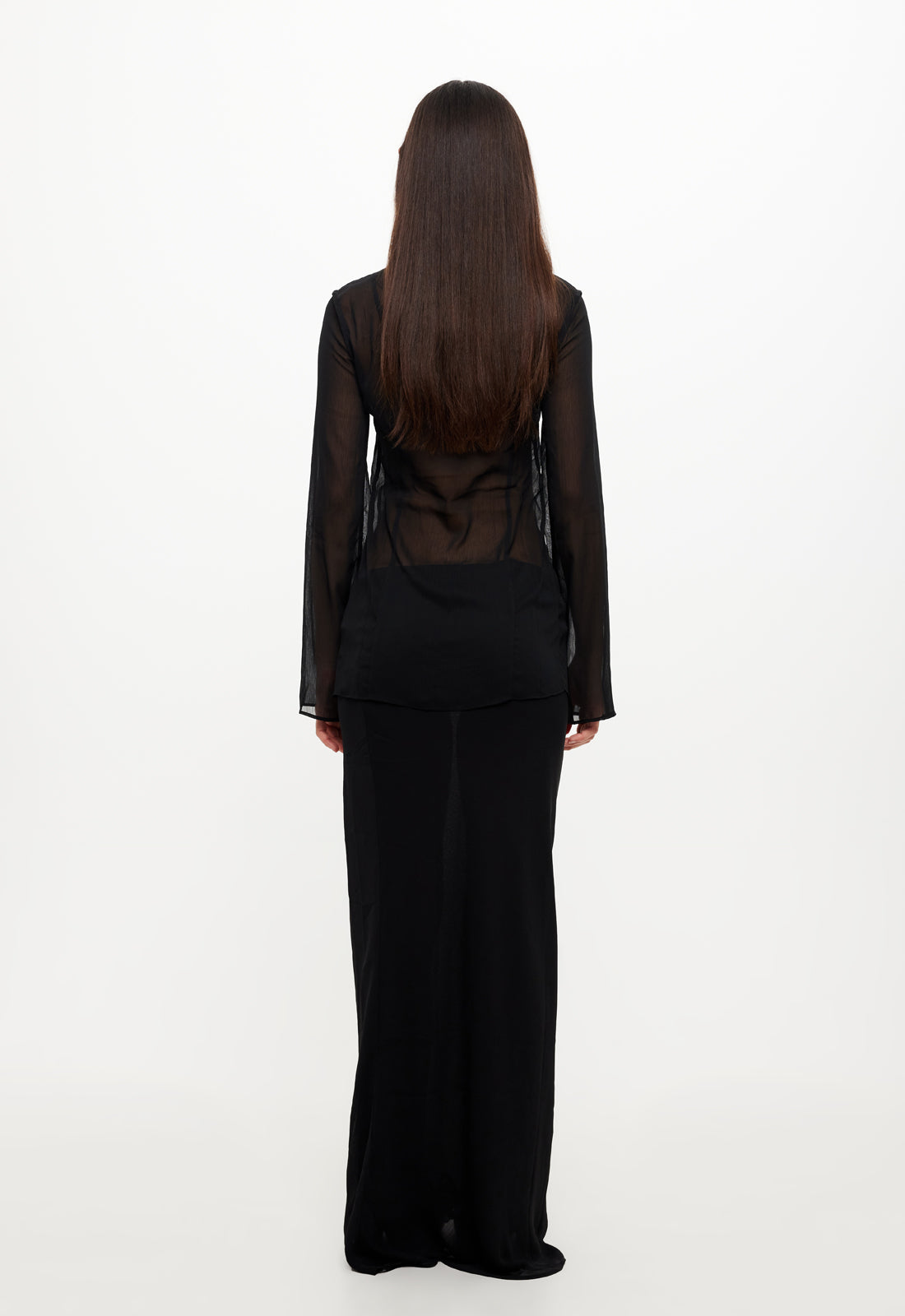 BARELY THERE TIE TOP - ONYX