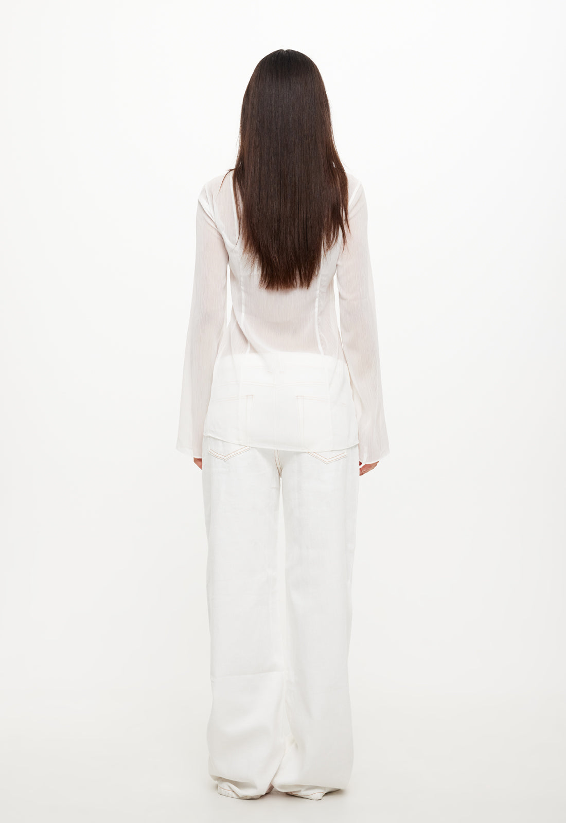 BARELY THERE TIE TOP - PORCELAIN