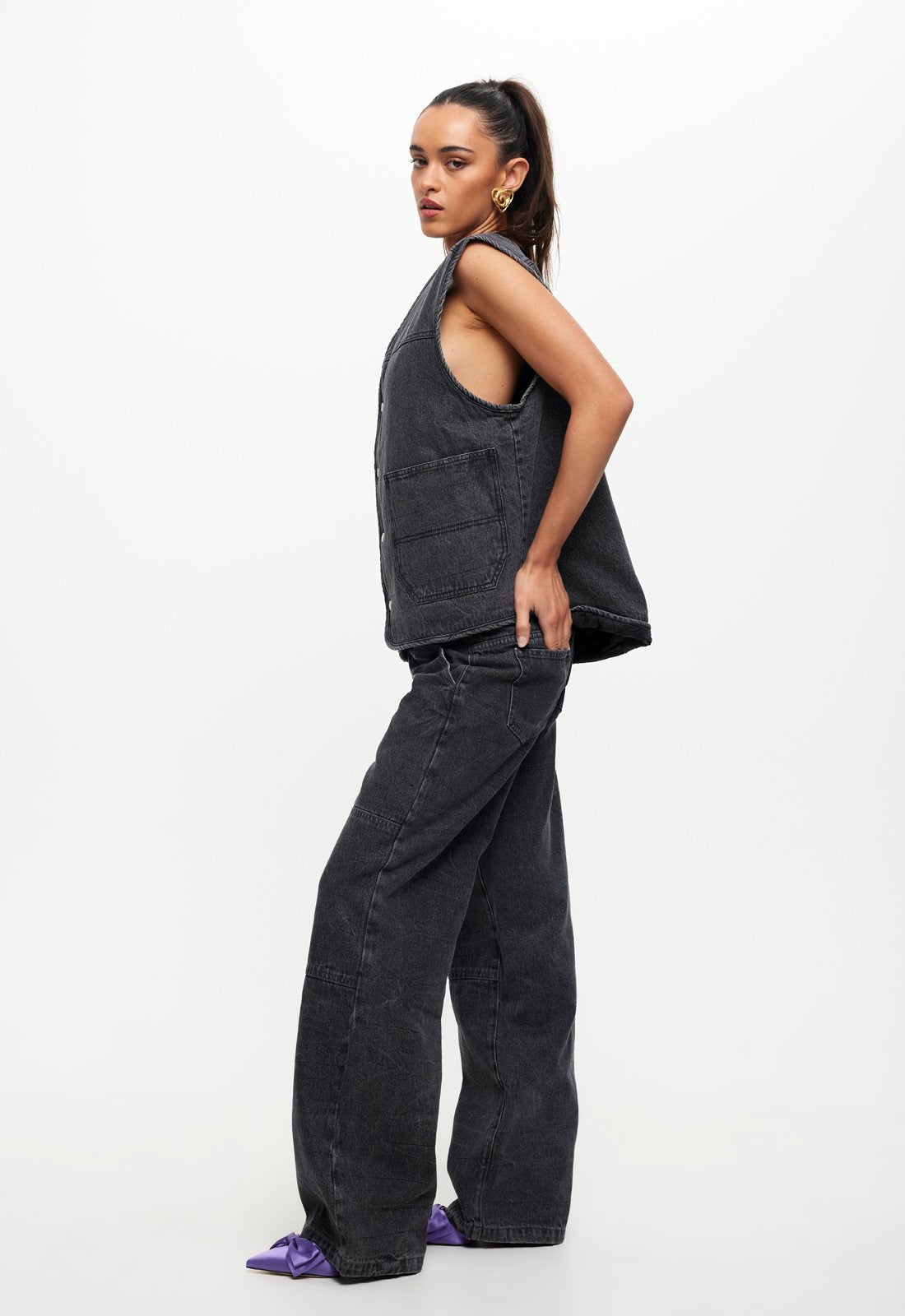 FREEDOM VEST - WASHED CHARCOAL