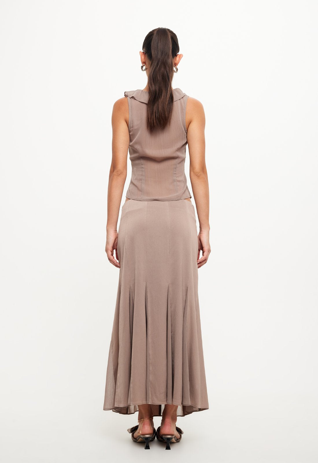 ROSE MAXI SKIRT - ASH