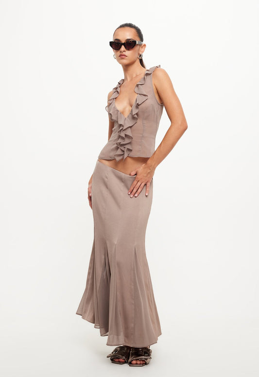 ROSE MAXI SKIRT - ASH