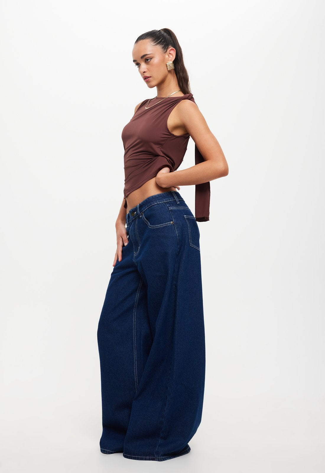 TRANQUIL TOP - CHOCOLATE