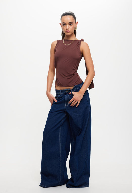 TRANQUIL TOP - CHOCOLATE