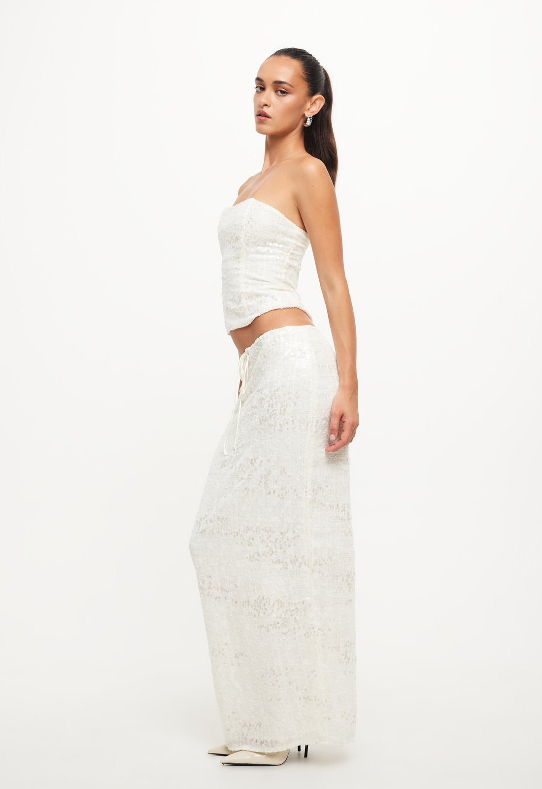 SHE'S ALL THAT MAXI SKIRT - BONE