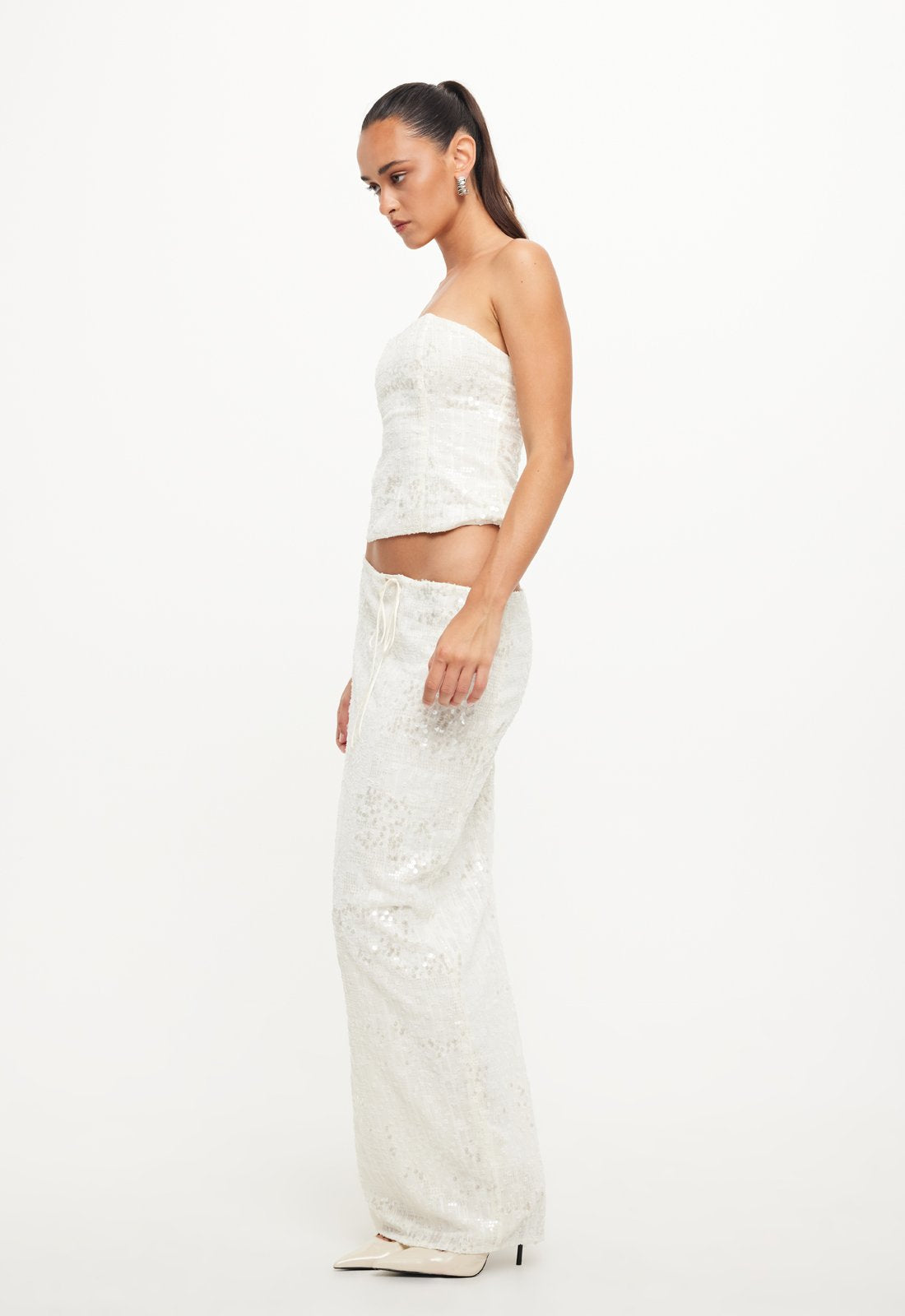 SHE'S ALL THAT STRAPLESS TOP - BONE