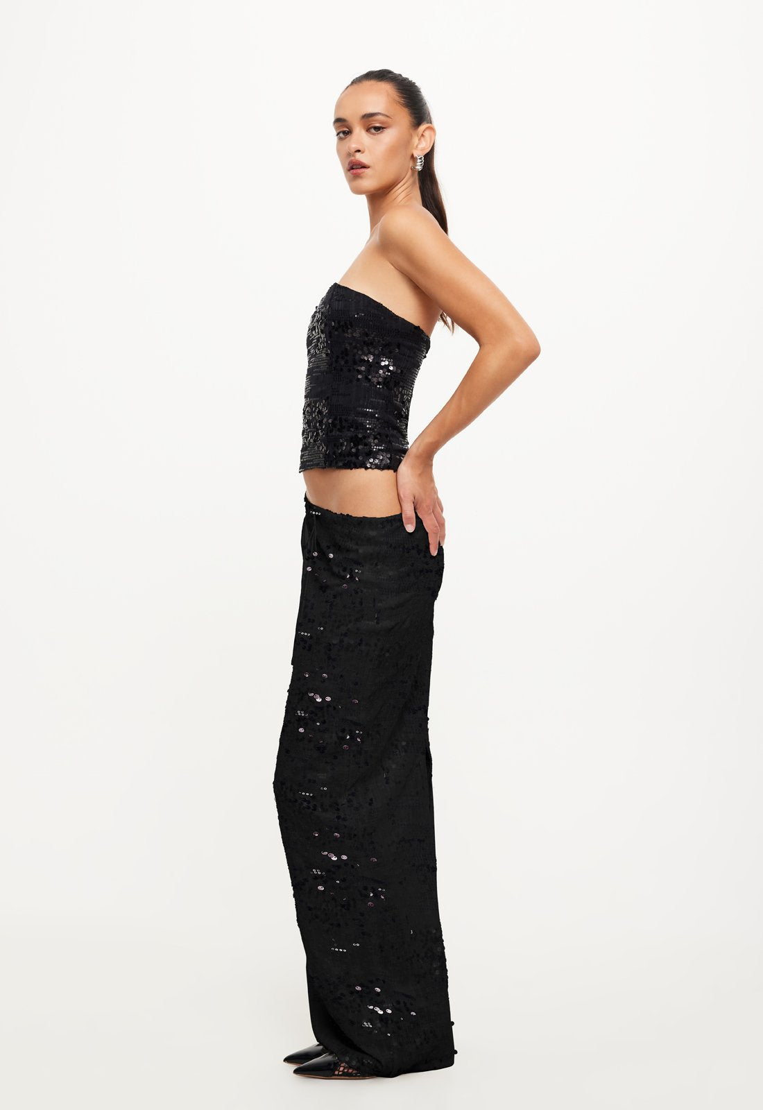 SHE'S ALL THAT STRAPLESS TOP - ONYX