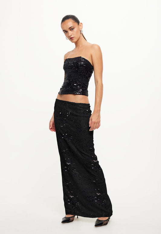 SHE'S ALL THAT STRAPLESS TOP - ONYX