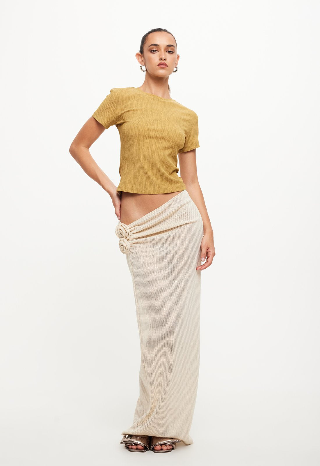 SOUL MATE MAXI SKIRT - CREAM