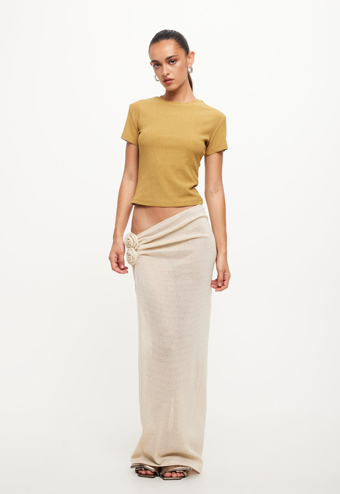 SOUL MATE MAXI SKIRT - CREAM