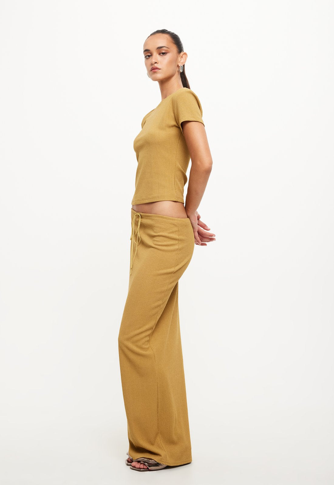 NOSTALGIC MAXI SKIRT - GOLD