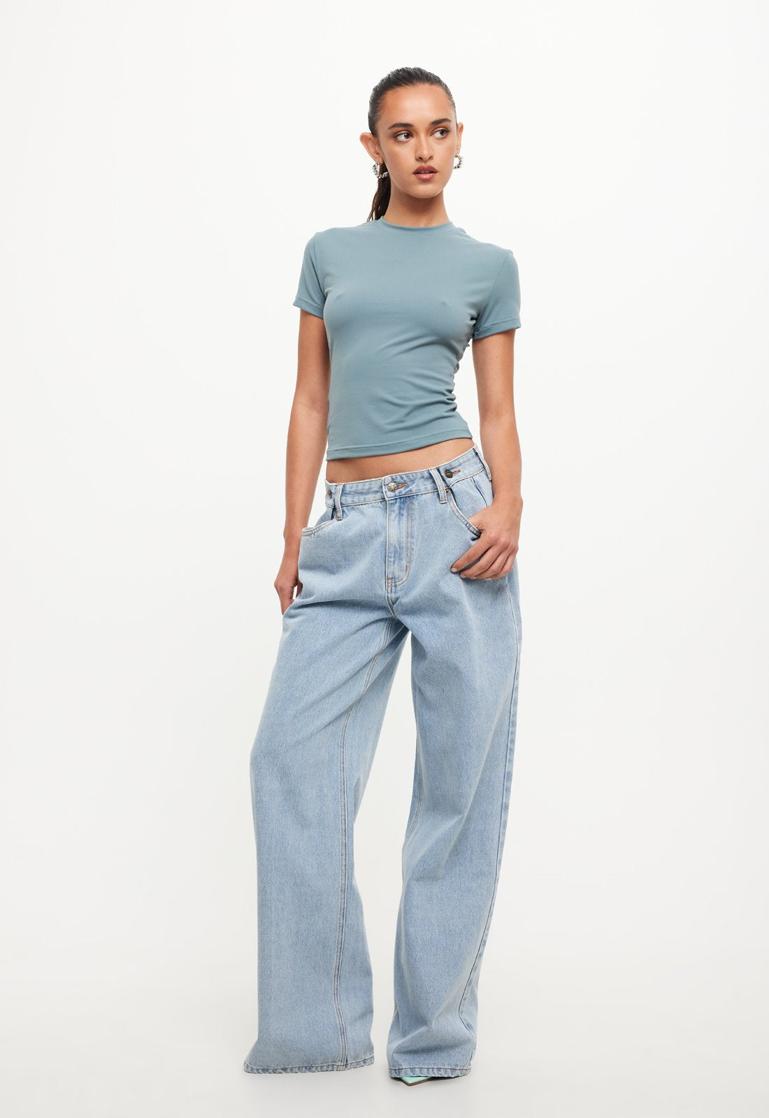 SHE'S ALL THAT JEAN - WASHED BLUE