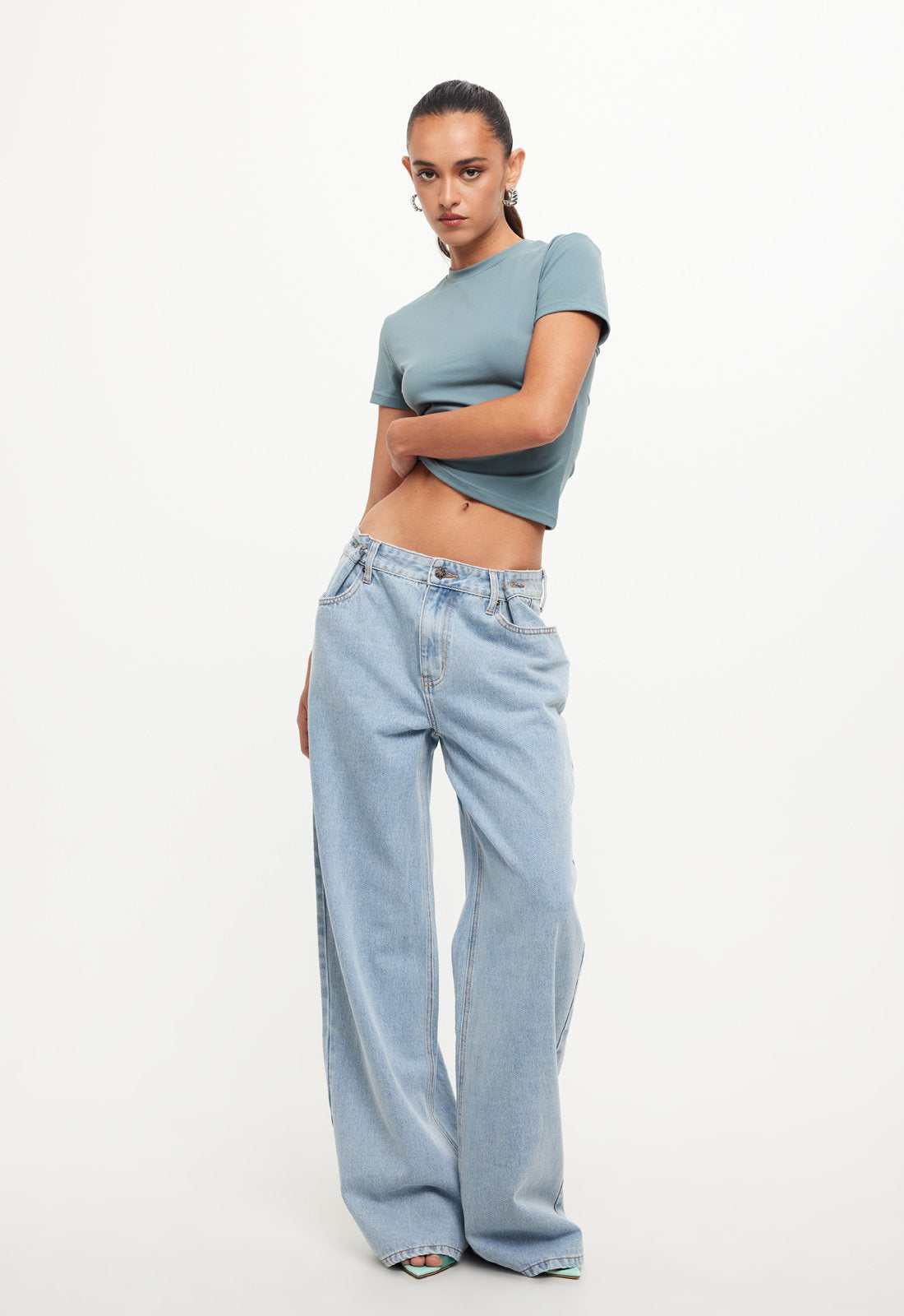 SHE'S ALL THAT JEAN - WASHED BLUE