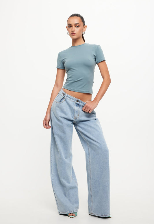 SHE'S ALL THAT JEAN - WASHED BLUE