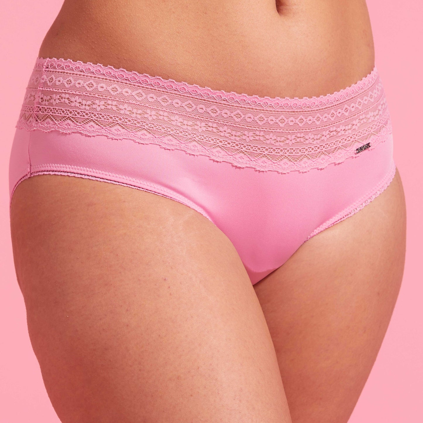 Orchid Smoke Microfibre & Lace Boyleg Set