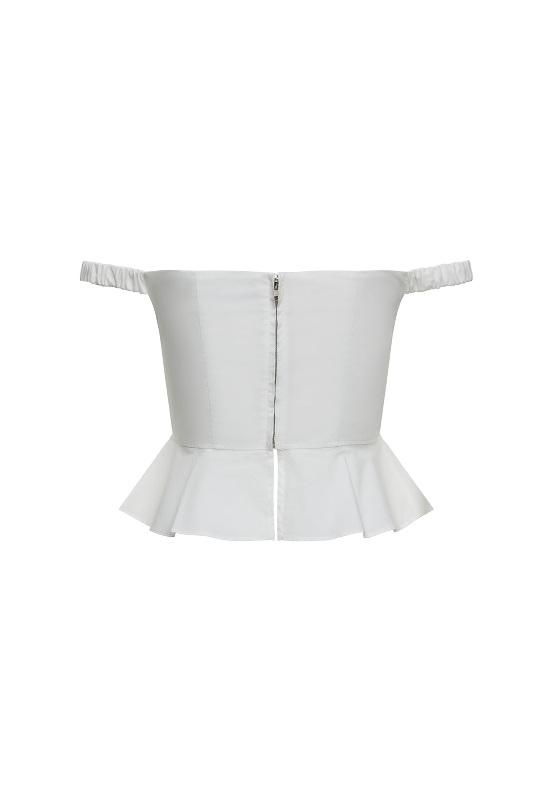 FEMME FATALE TOP - PORCELAIN