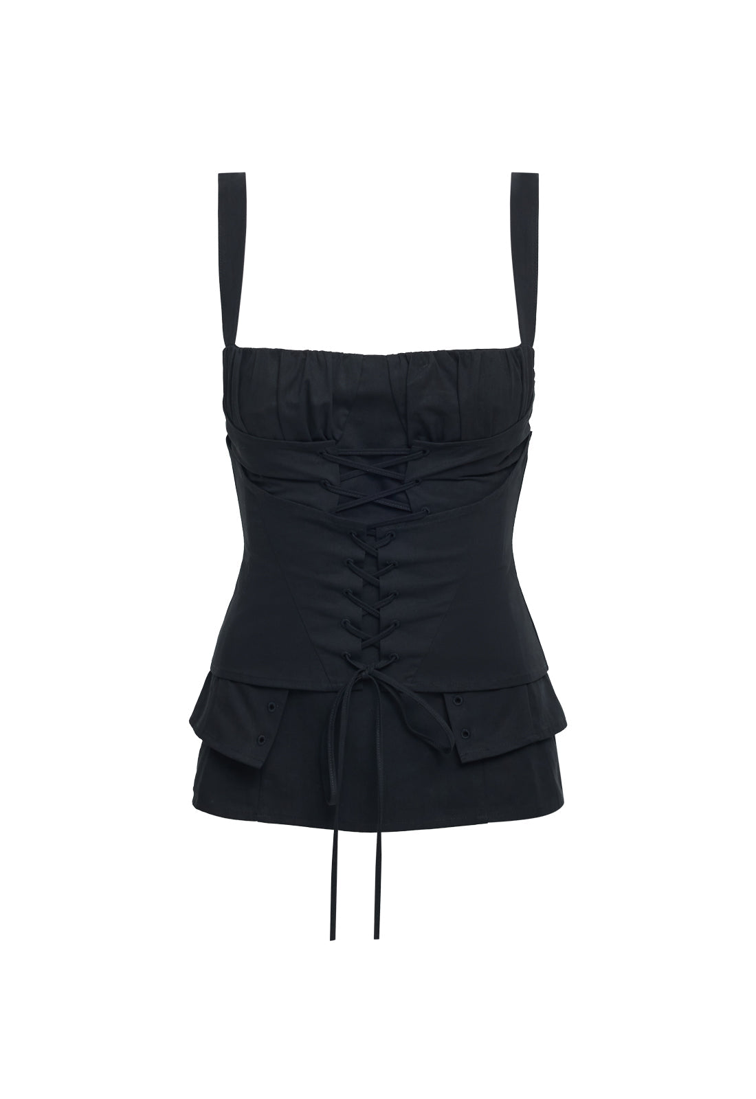 IN BLOOM TOP  - ONYX