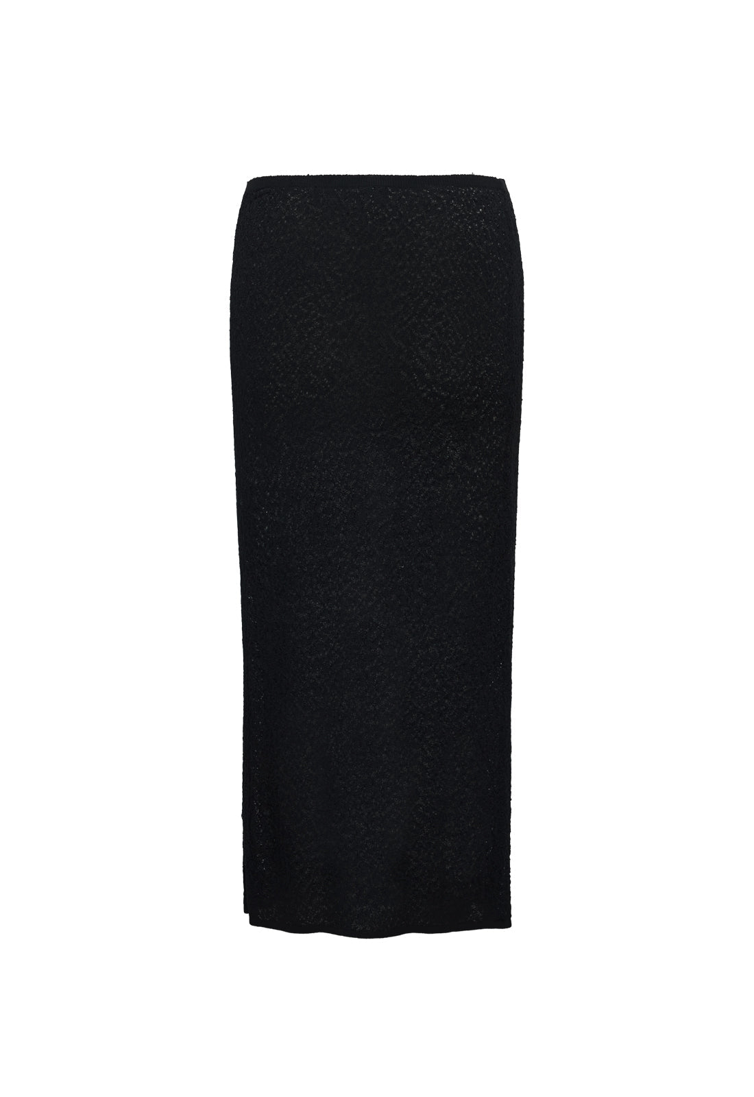 PURE MIDI SKIRT - ONYX