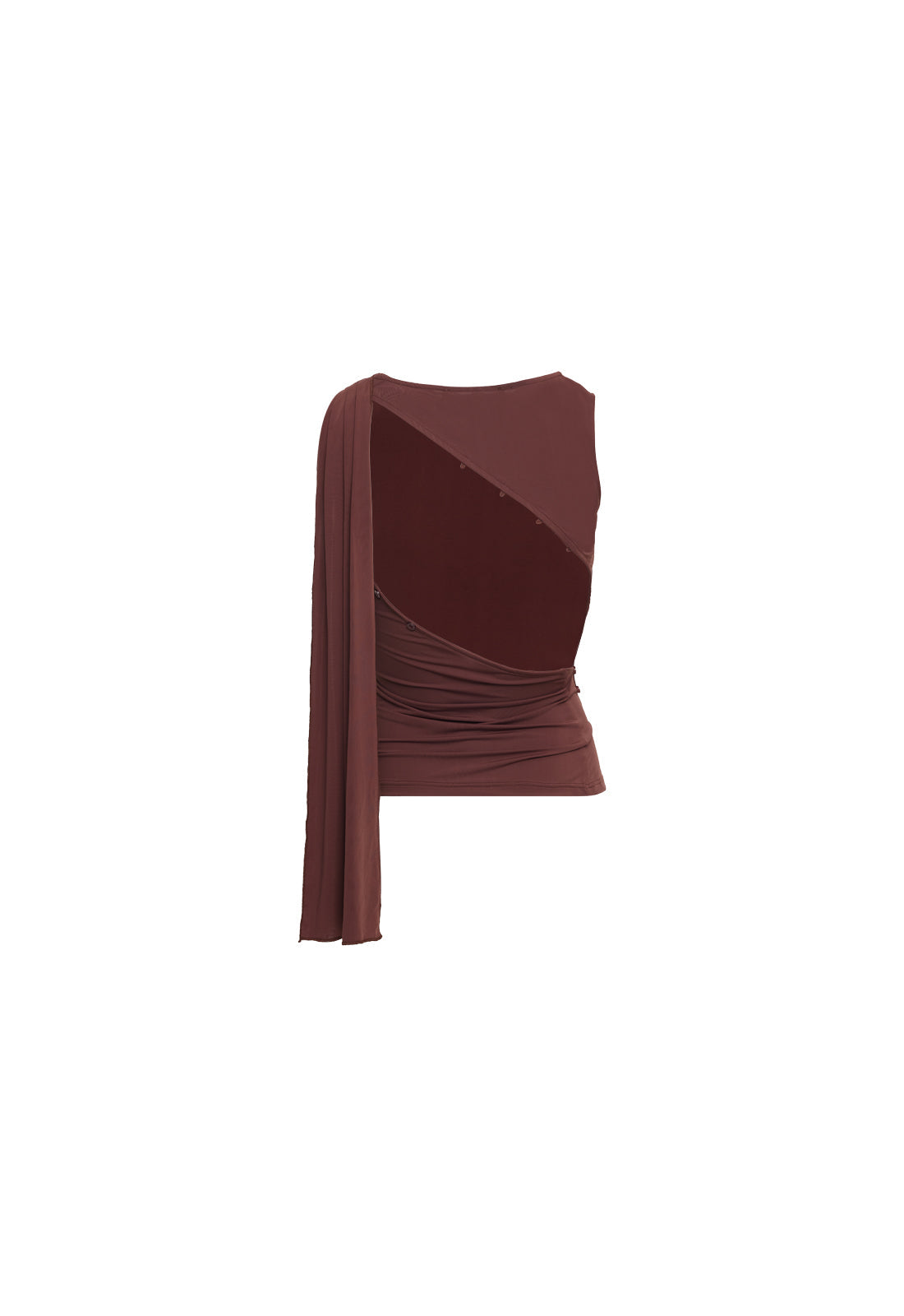 TRANQUIL TOP - CHOCOLATE