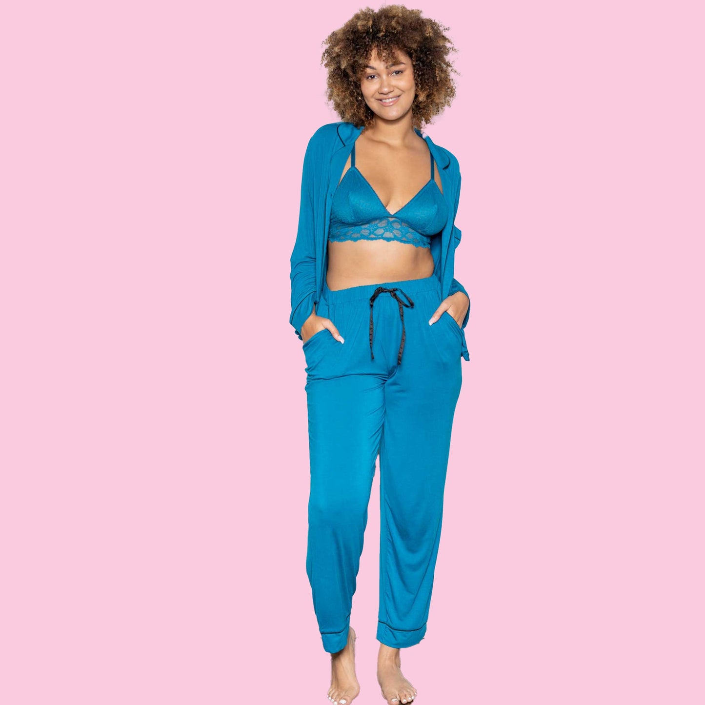 Peacock Long Sleeve Pyjama Set