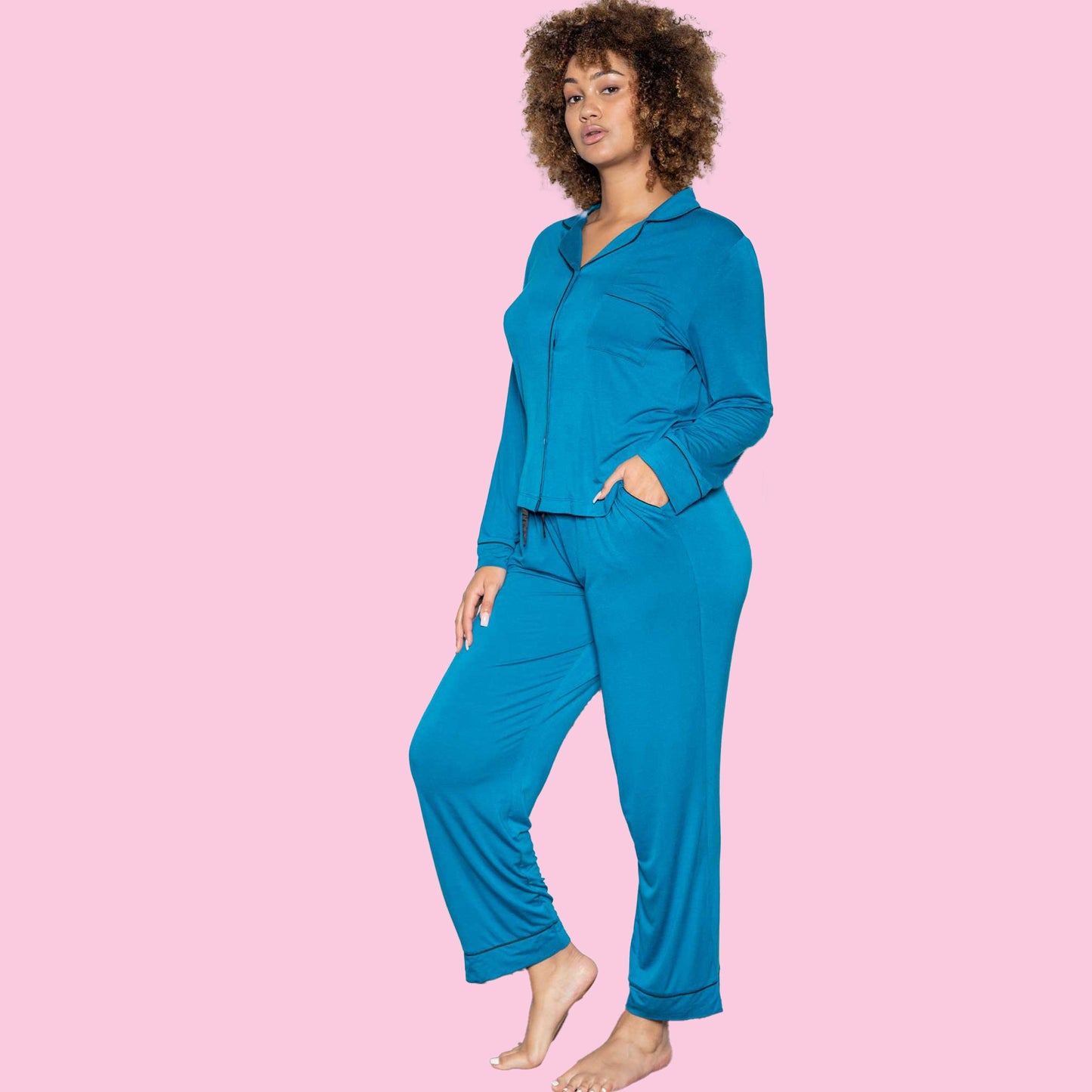 Peacock Long Sleeve Pyjama Set