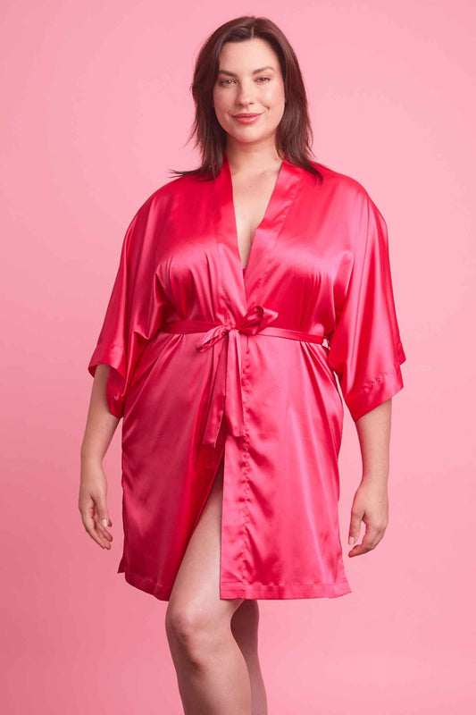 Vixen Sparkling Como Satin Robe