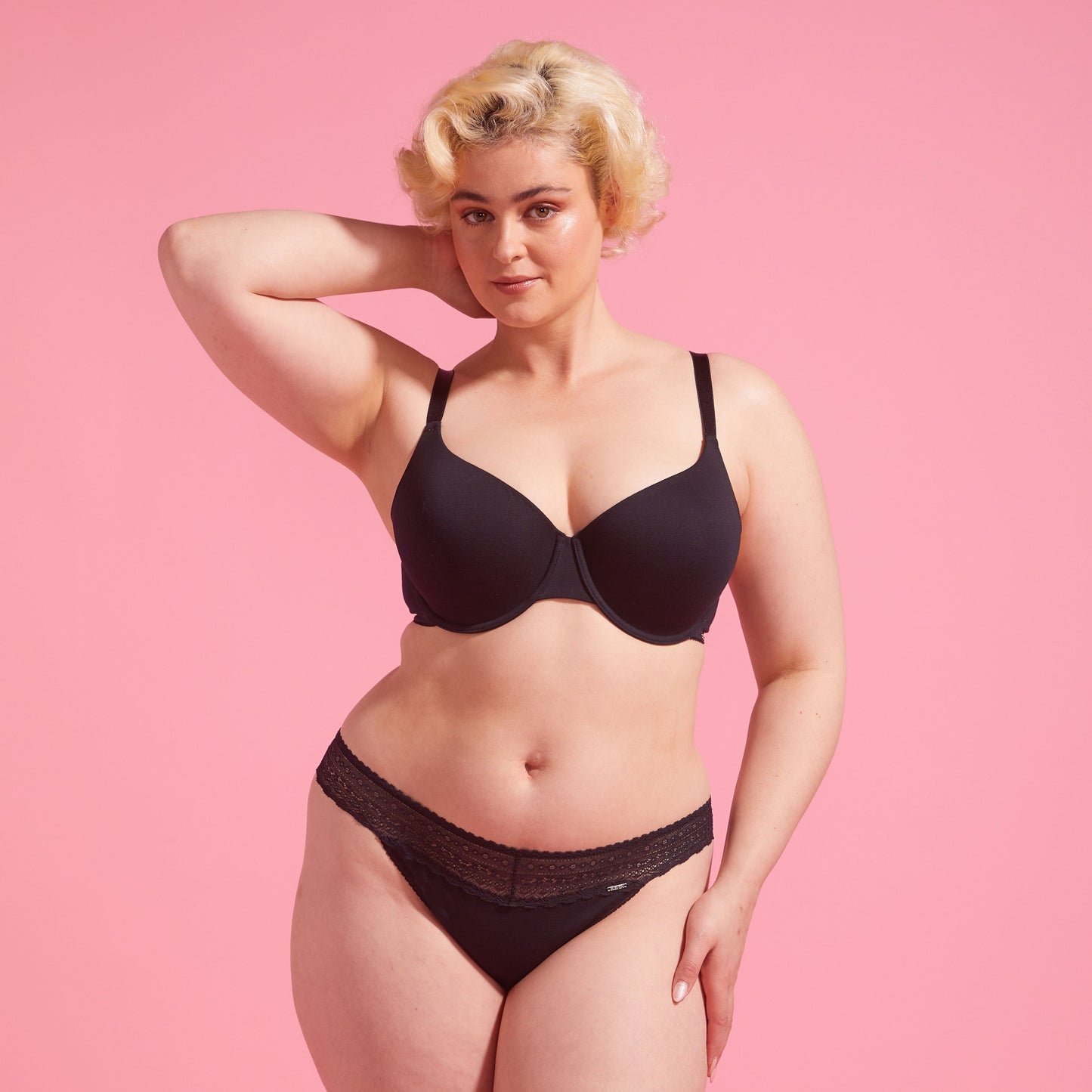 Black Recycled & Lace Bikini