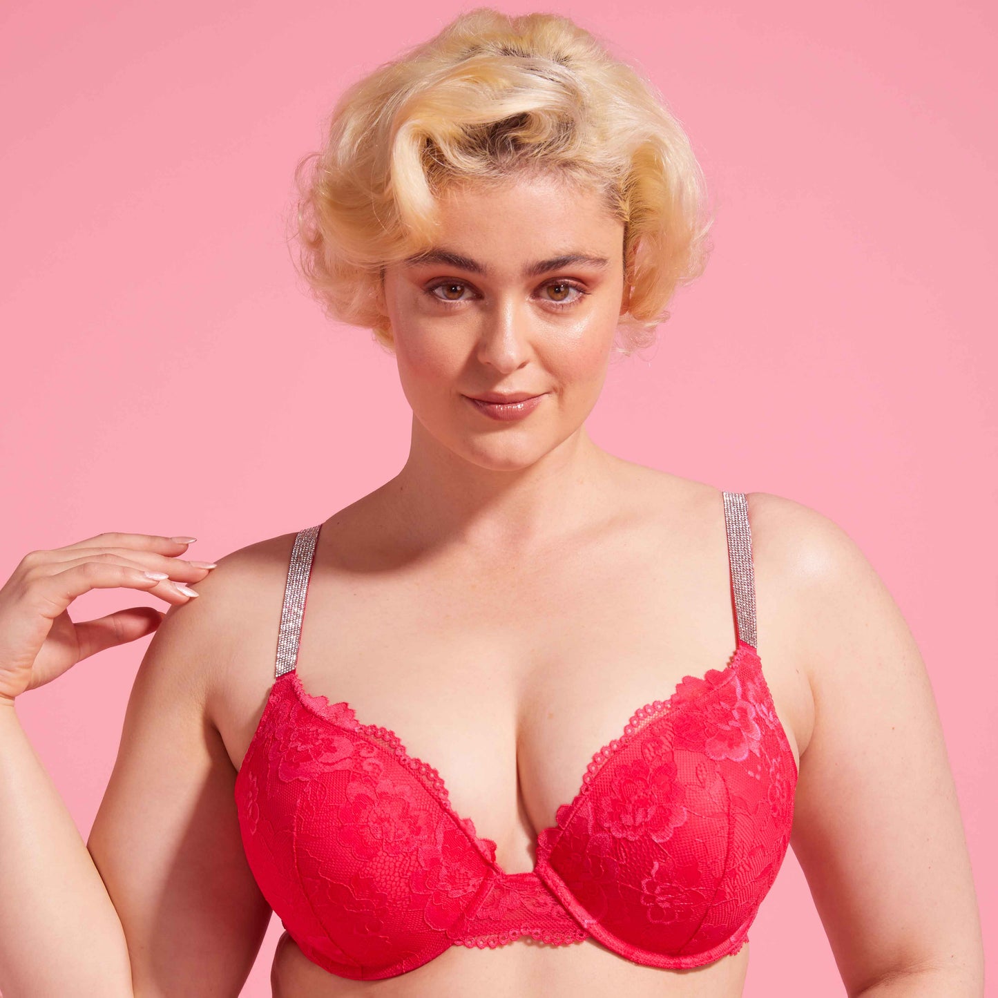 Vixen Sparkling Cosmo Lace Push-Up Bra
