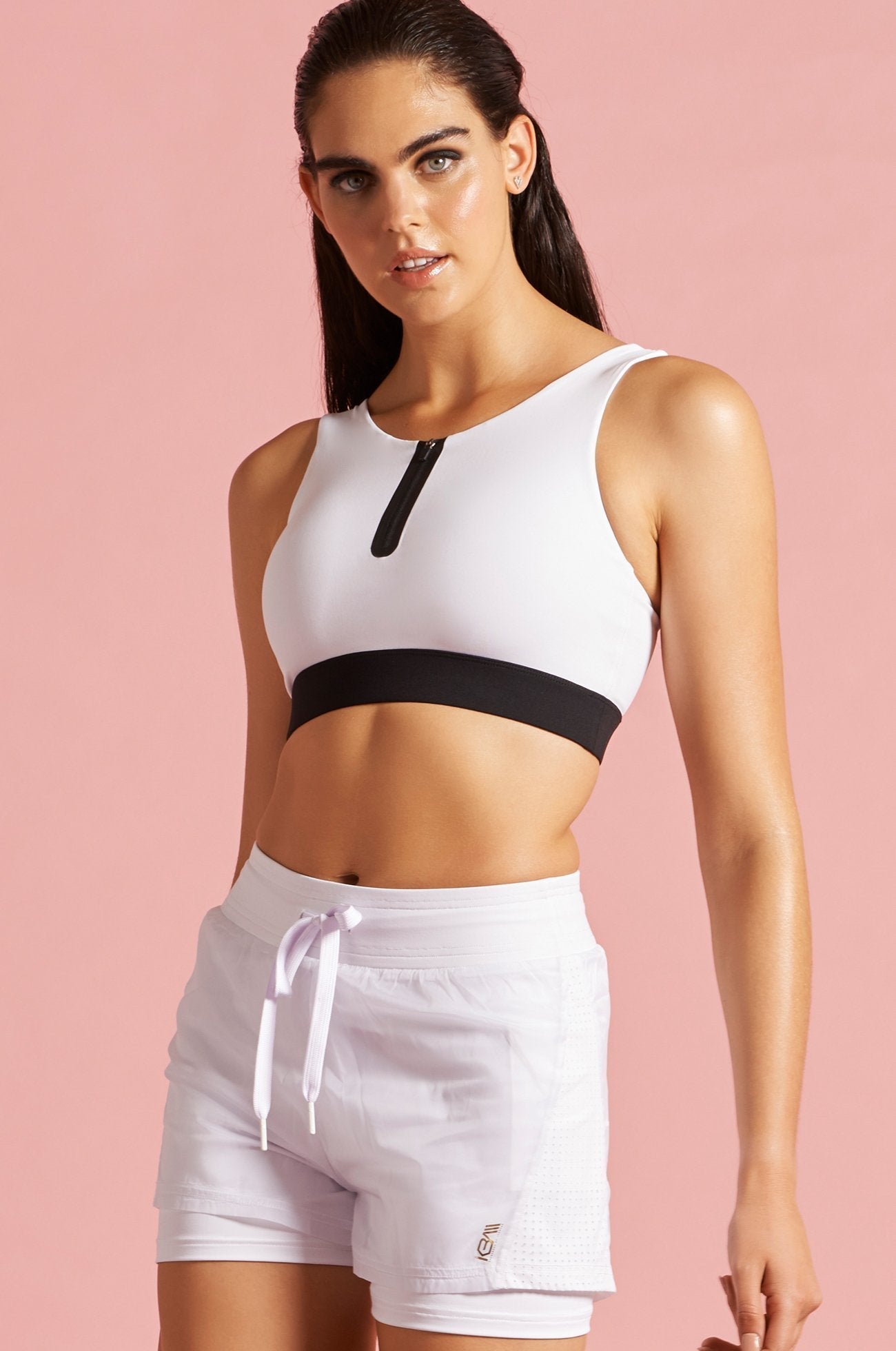 HIGH ENERGY SPORTS BRA WHITE