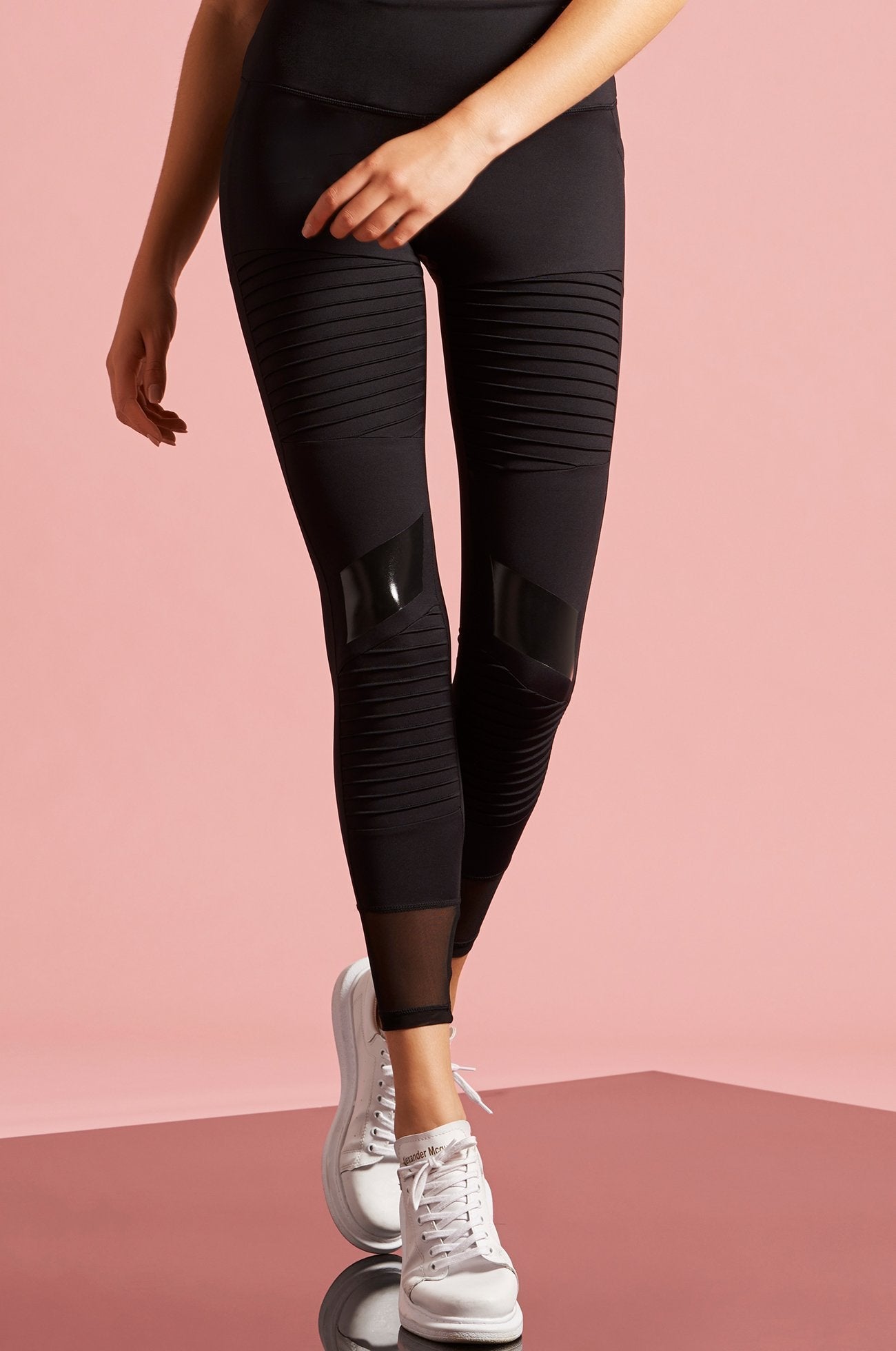 HIGH ENERGY MOTO LEGGING BLACK