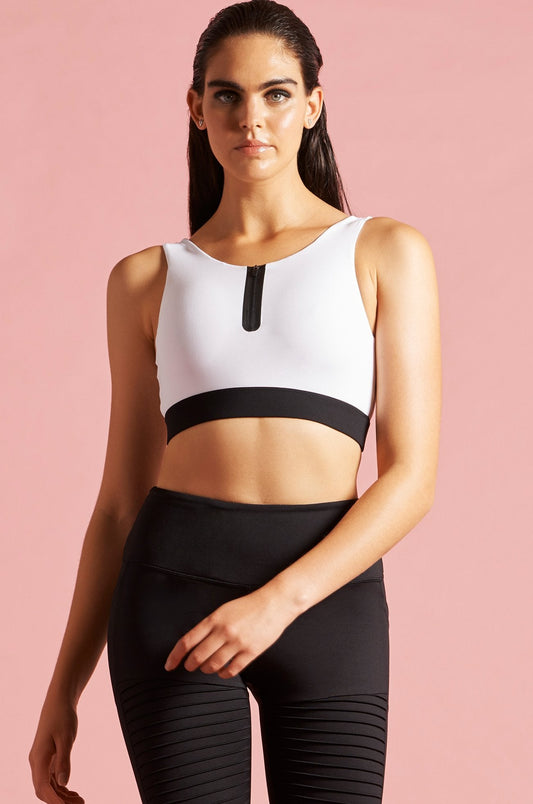 HIGH ENERGY SPORTS BRA WHITE