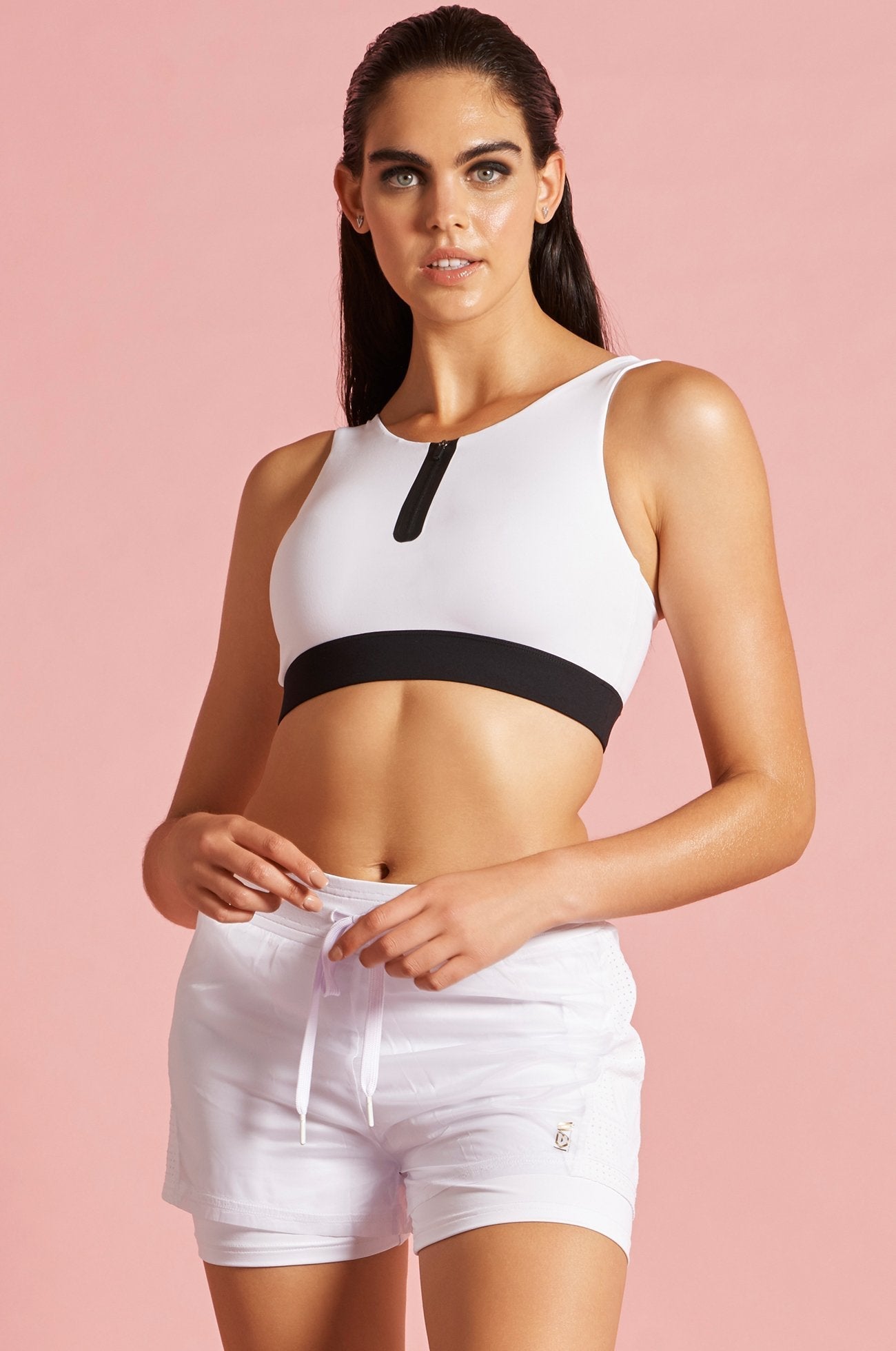 HIGH ENERGY SPORTS BRA WHITE