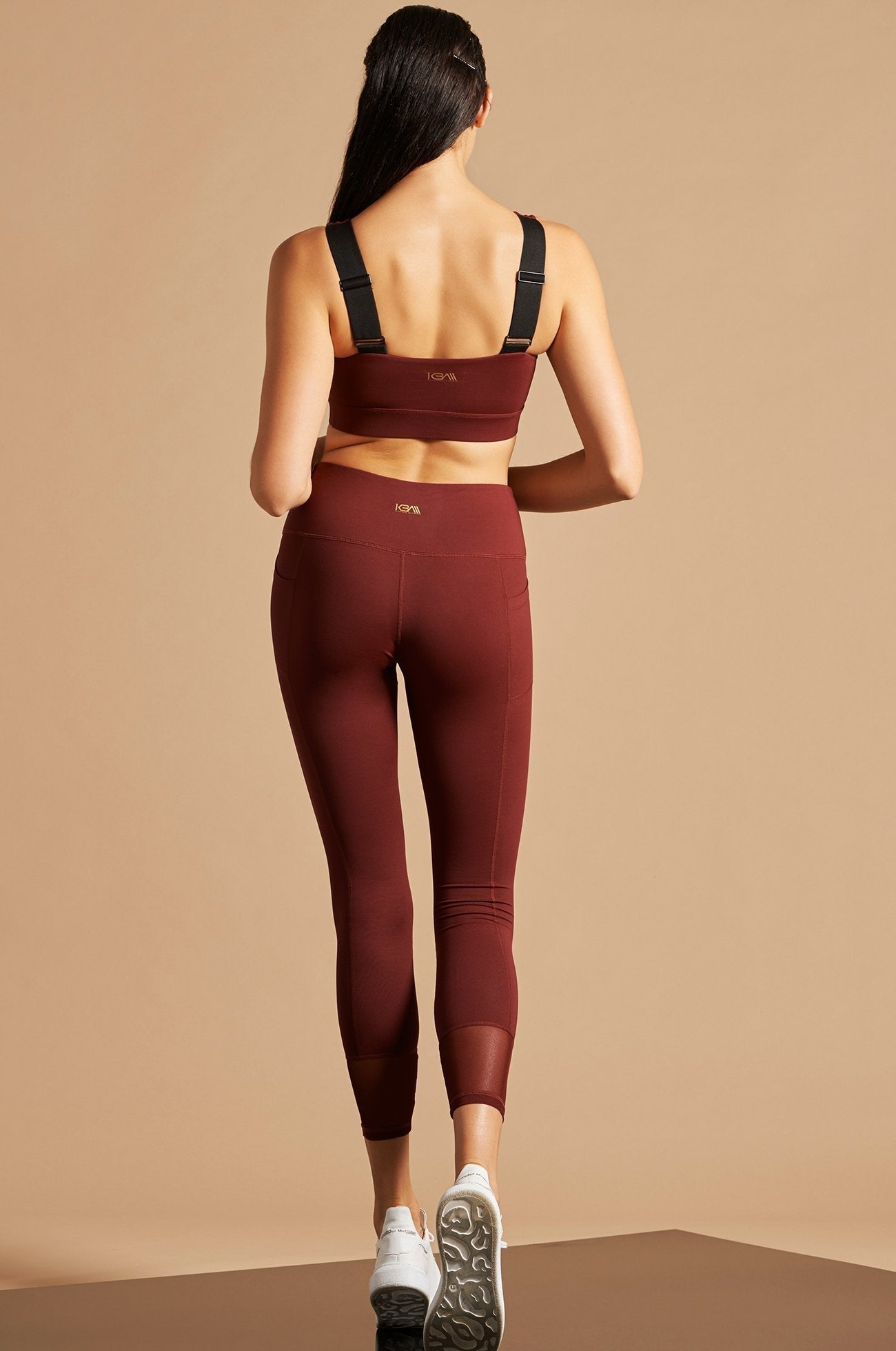 HIGH ENERGY MOTO LEGGING BURGUNDY
