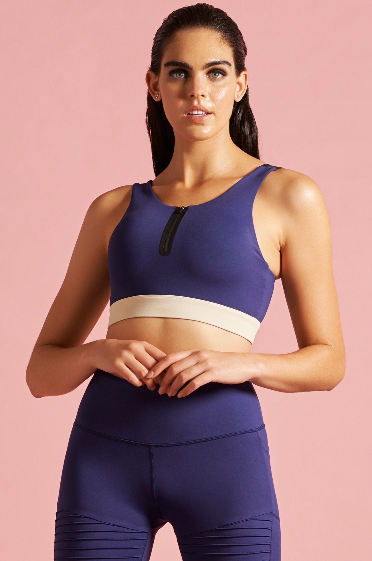 HIGH ENERGY SPORTS BRA NAVY