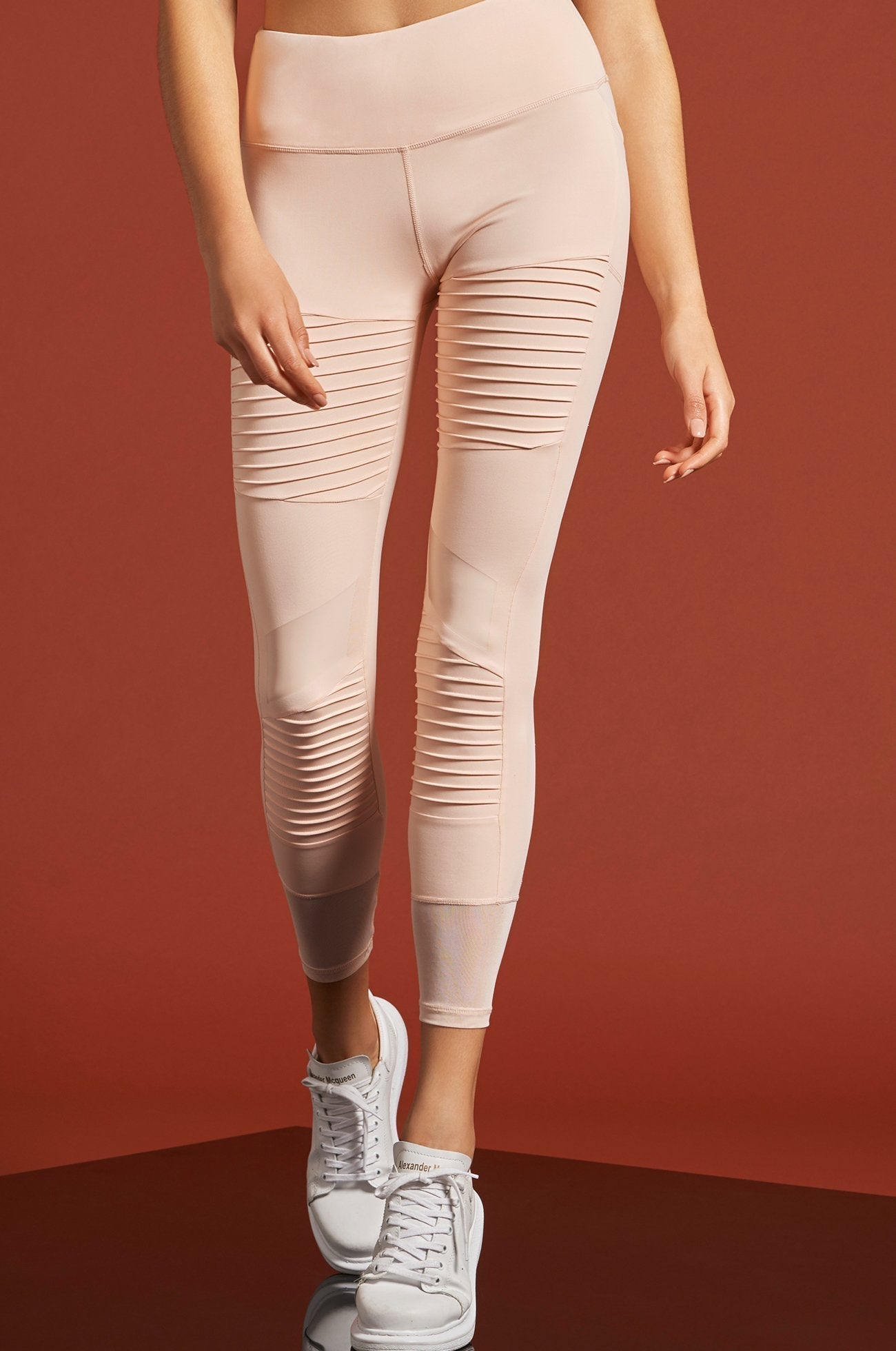 HIGH ENERGY MOTO LEGGING PINK
