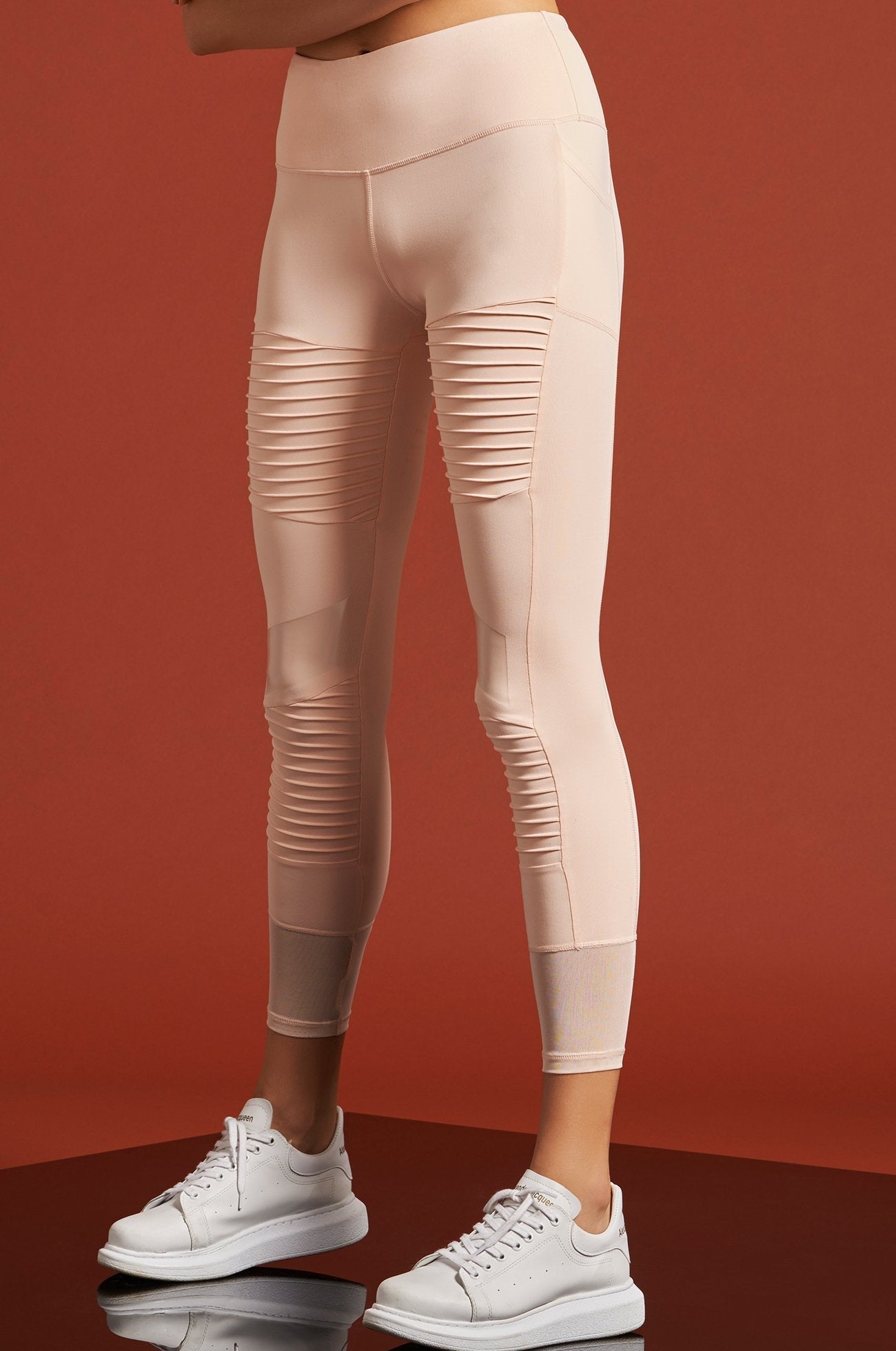 HIGH ENERGY MOTO LEGGING PINK