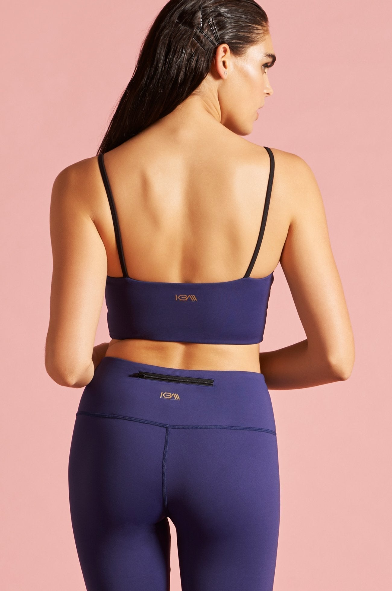 LOVE ME TENDER CROP TOP NAVY