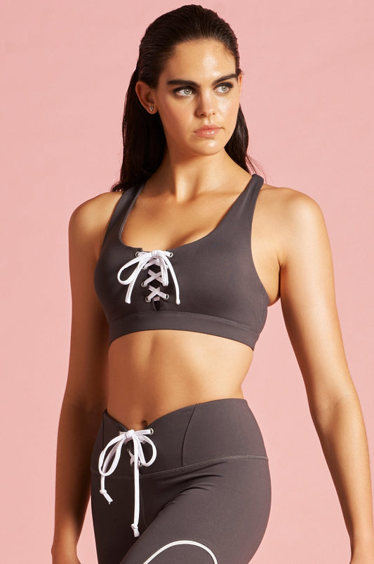 TROOPER SPORTS BRA GRAY